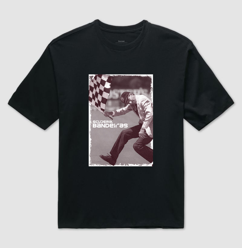 Camiseta Oversized Bandeira Legends