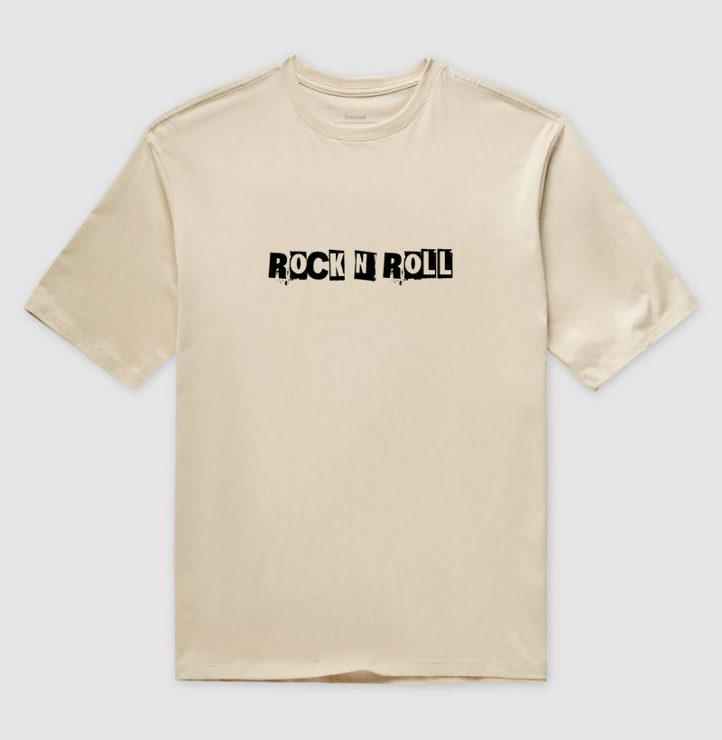 Rock N Roll Vintage: Camiseta Oversized - O Espírito do Rock em Cada Detalhe