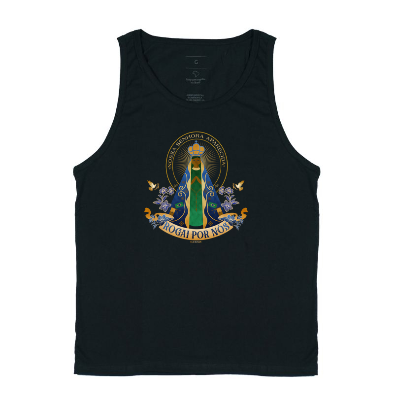 Nossa Senhora Aparecida - efeito pintura texturizada