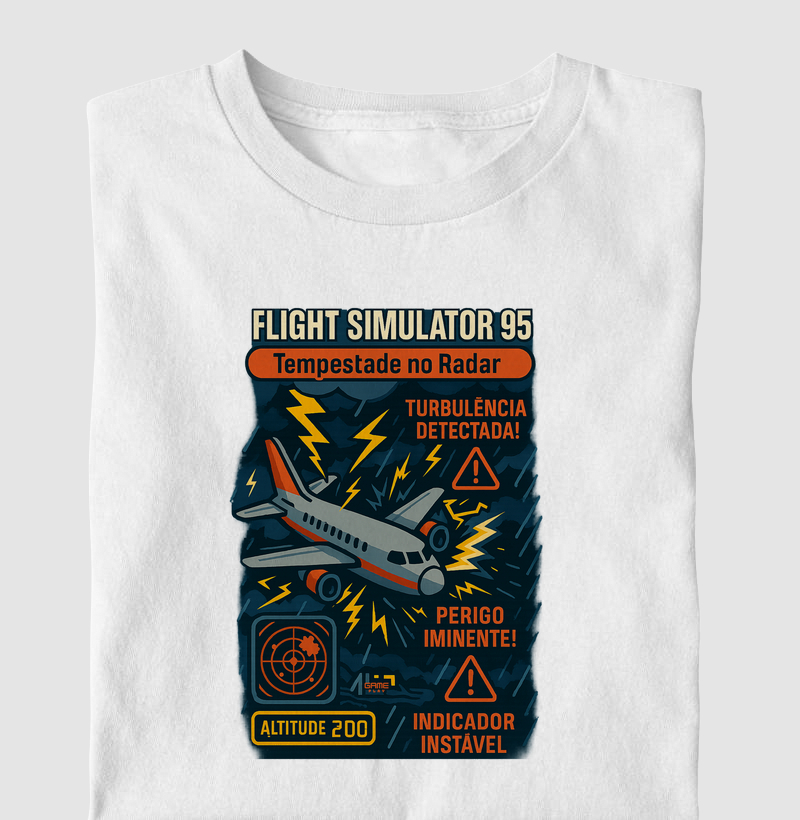 PcWin Flight Simulator 95 Tempestade no Radar