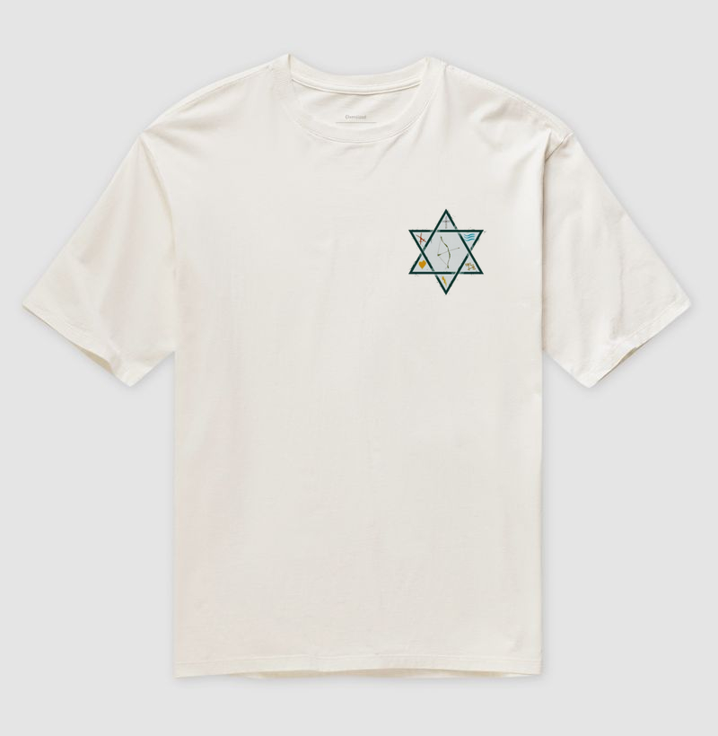 Camiseta Oversize 7 Linhas da Umbanda 100% algodão