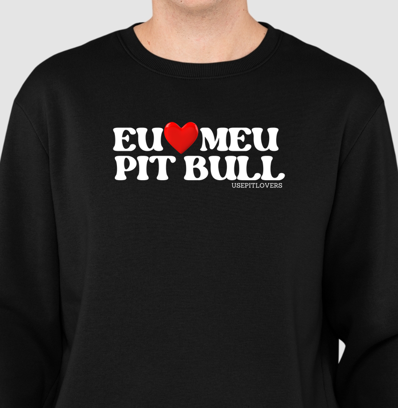 Eu amo meu pit bull