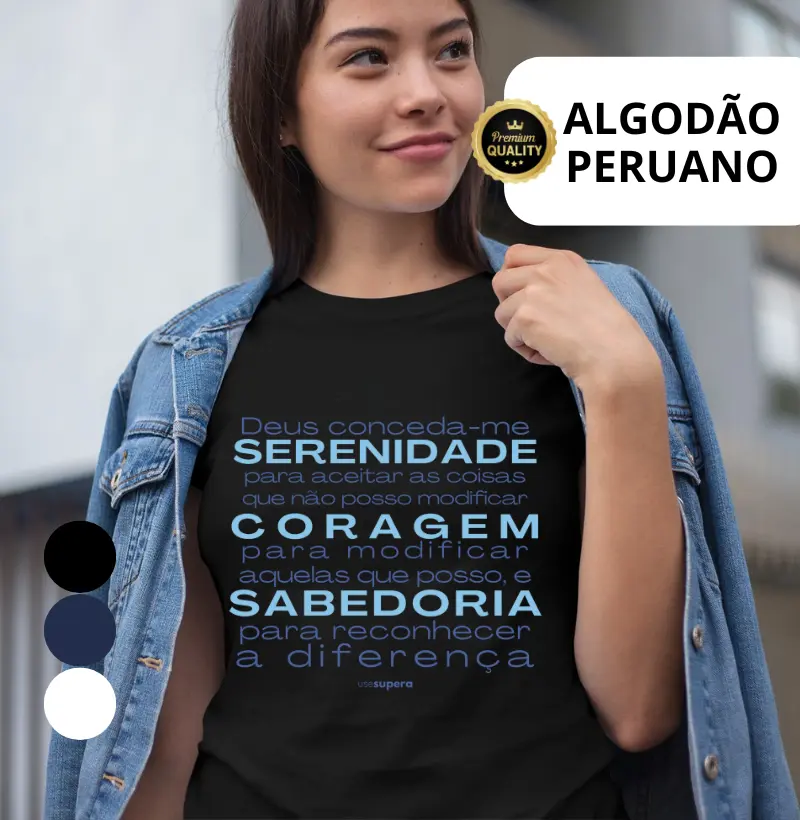 "Oração da serenidade" - azul