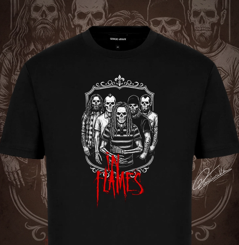 In Flames - Brasão Caveiras