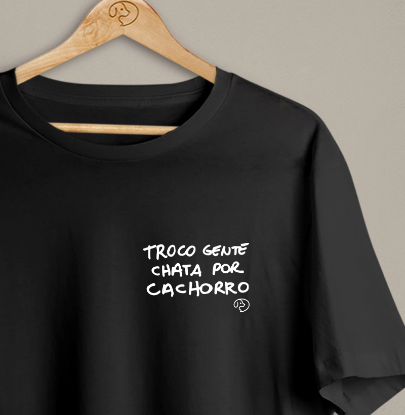 Troco gente chata por cachorro Bolso