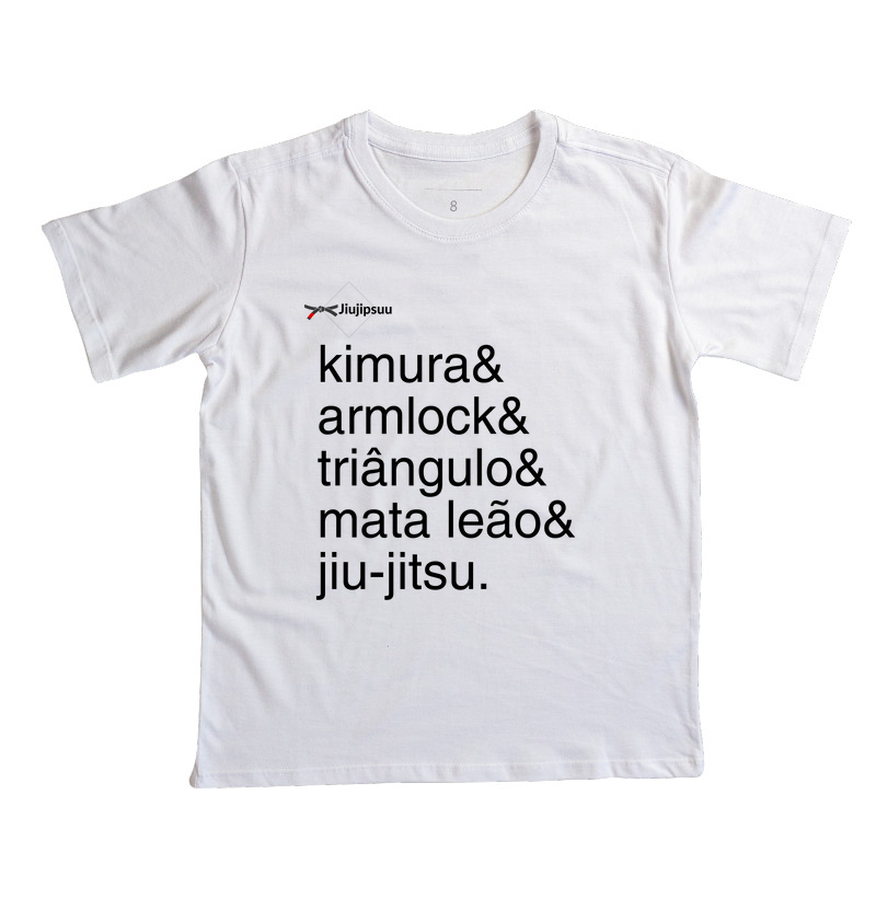 Camisa Jiu Jitsu Frases 