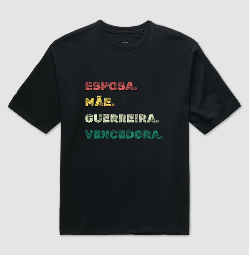 Estampa Mãe - Vencedora