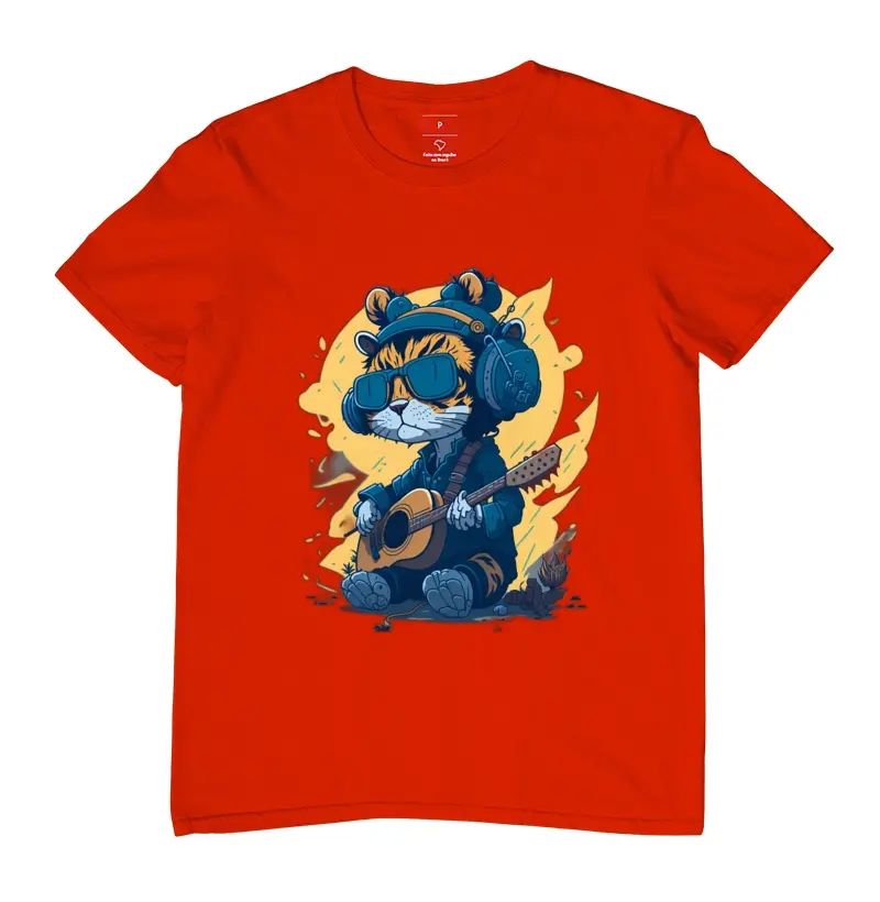 Camiseta Tigre Rockstar