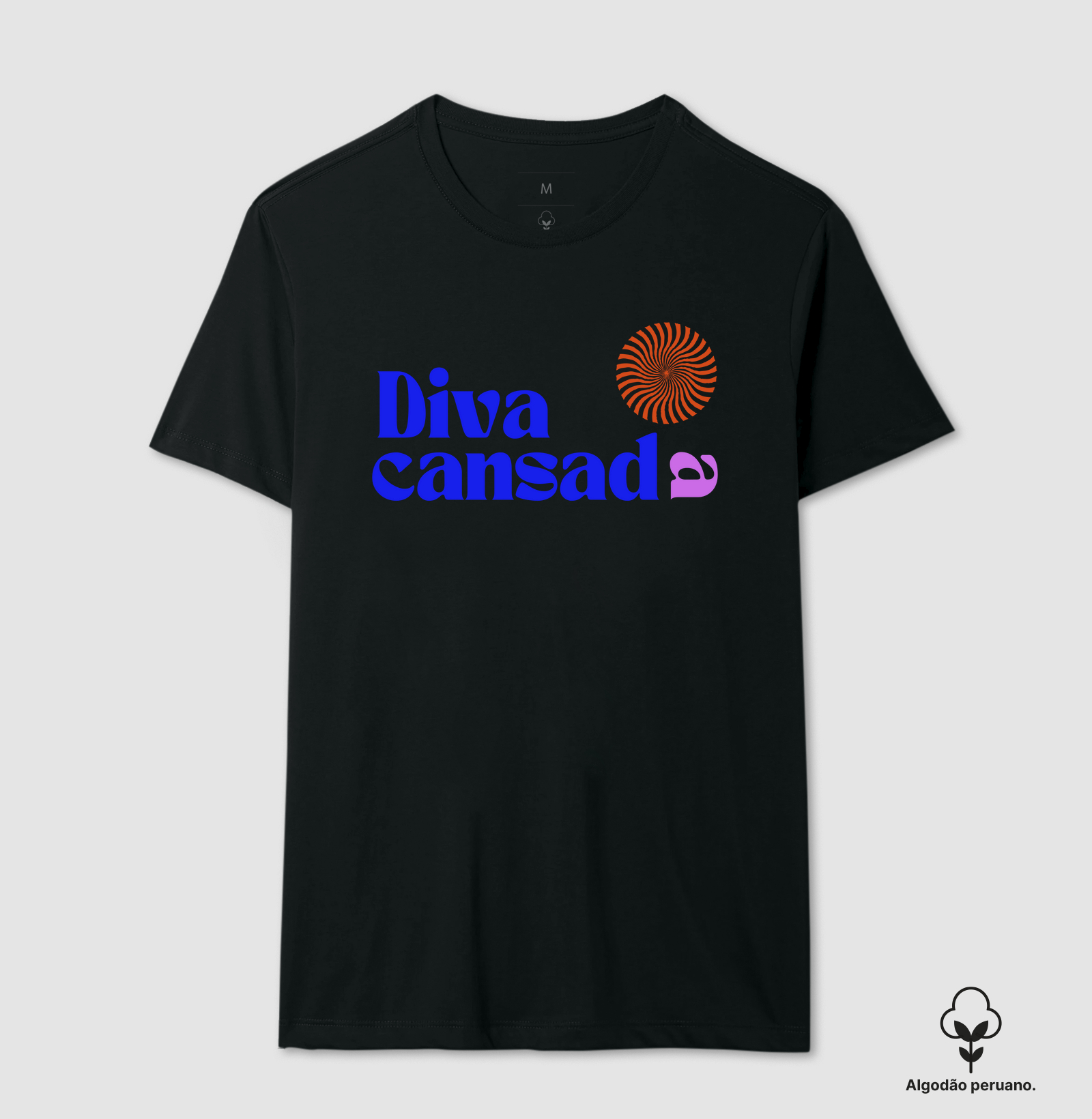 Camiseta Diva Cansada Pima