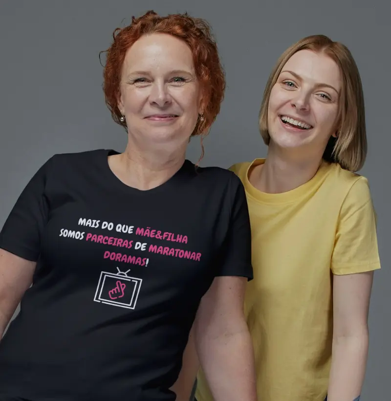 Camiseta - Mãe e filha dorameiras