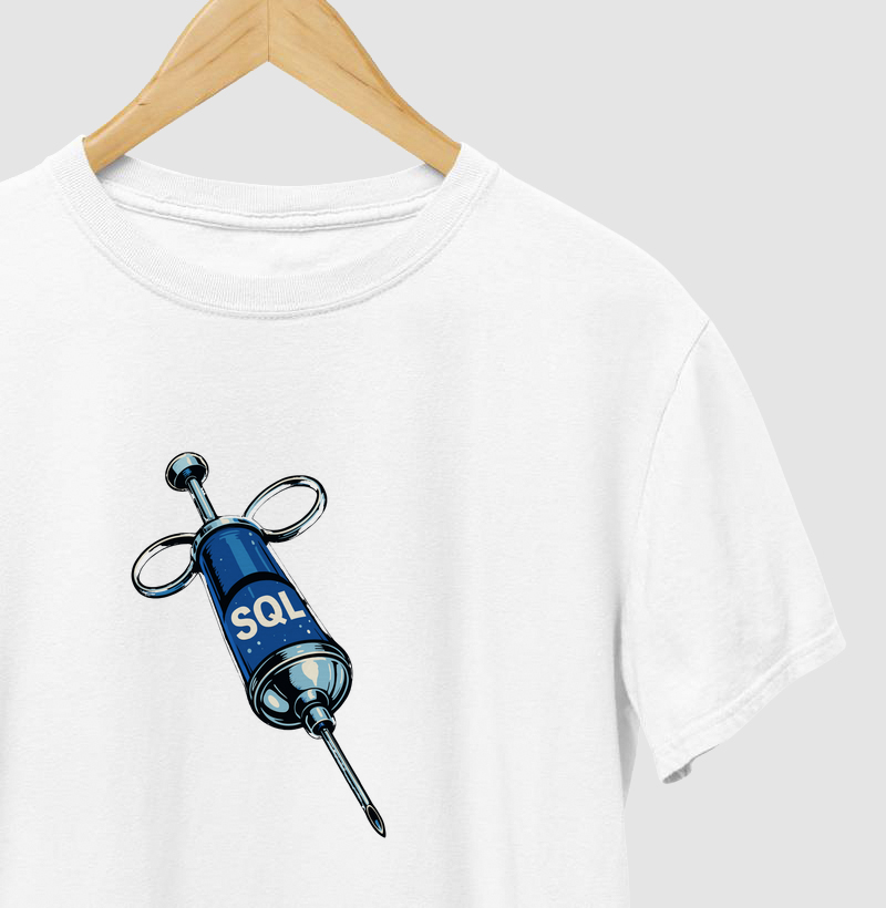 Camiseta SQL Injection - Seringa (DBA) (CYB)