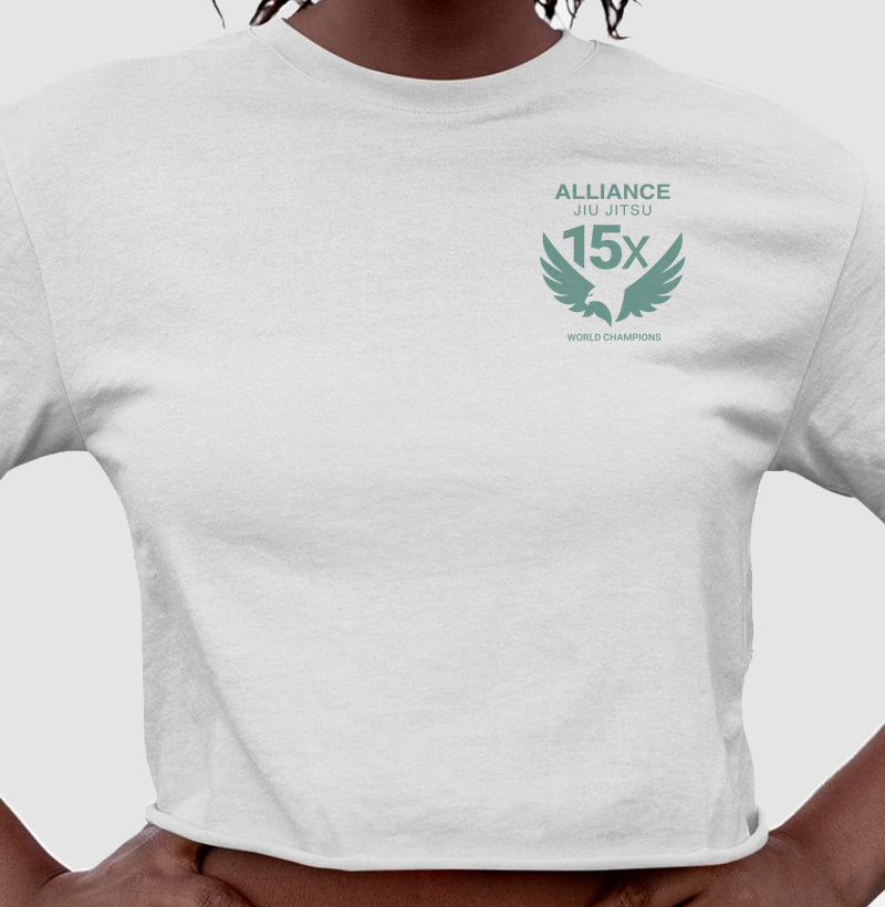 Cropped 15x World Champions I Verde pequeno