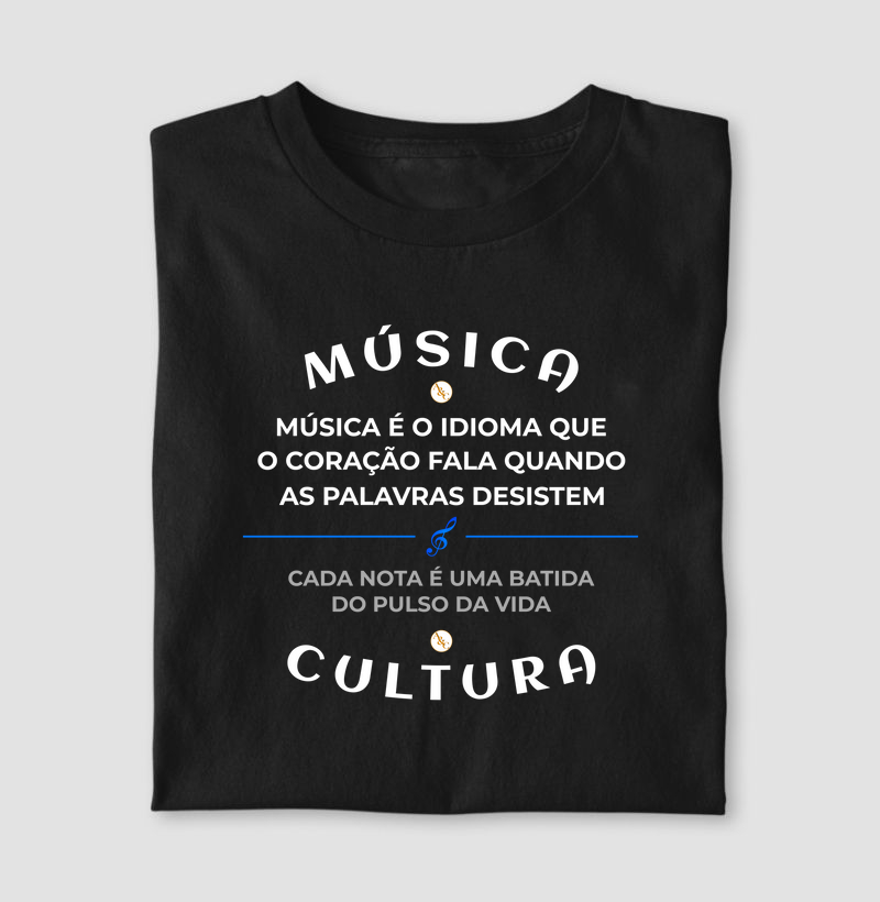 Camiseta Música - Arte Infinita