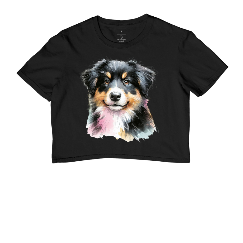 Australian Shepherd Black Tricolor Puppy