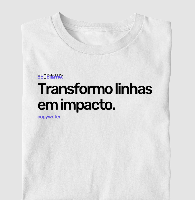 Transformo linhas em impacto.