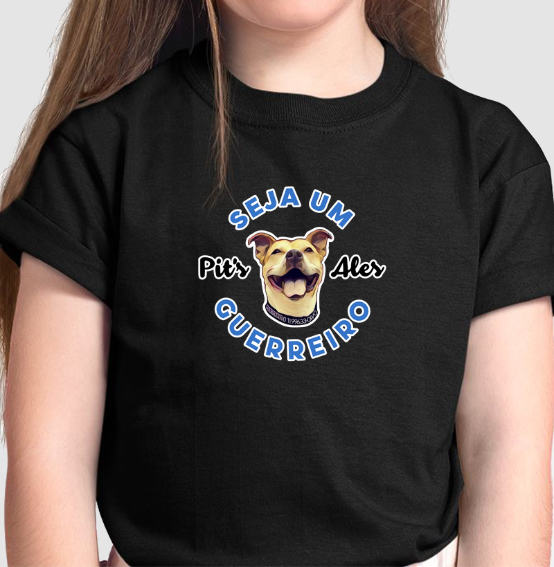 Camiseta Infantil Seja um Guerreiro