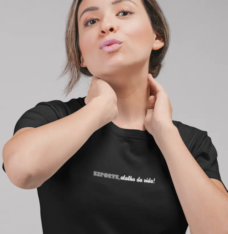 Esporte, Atalho da Vida | Camiseta de Inspiração | Vitalidade e Energia