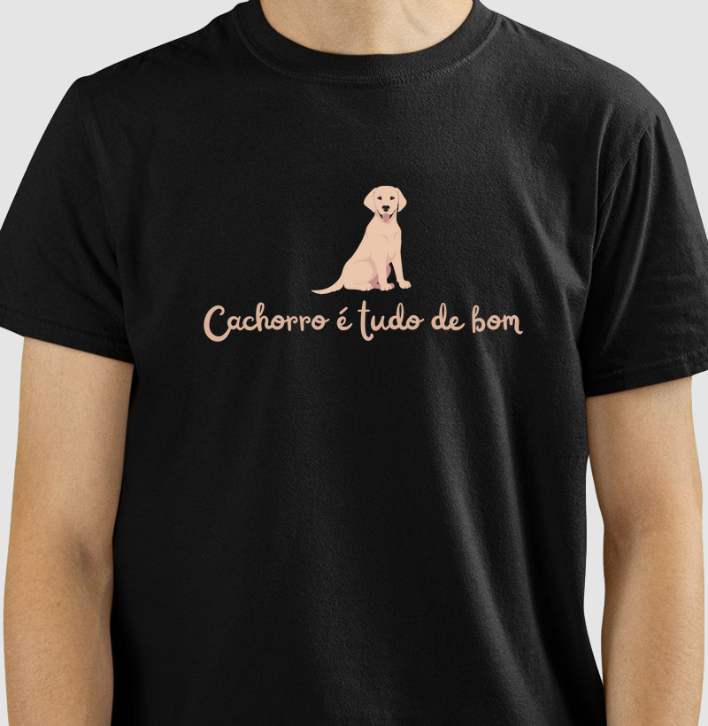 Camiseta Cachorro é tudo de bom