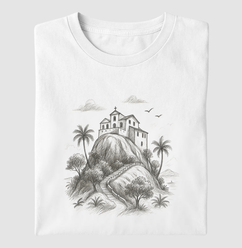 Convento da Penha a lápis.