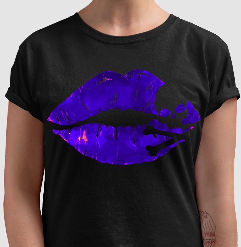 Kiss skull Navy blue