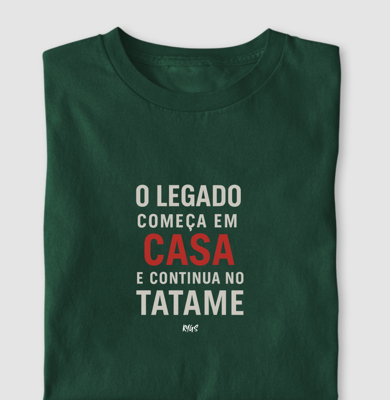 O legado começa em casa e continua no tatame