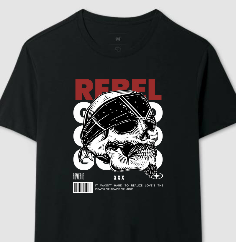 Camiseta Reverie Rebel skull