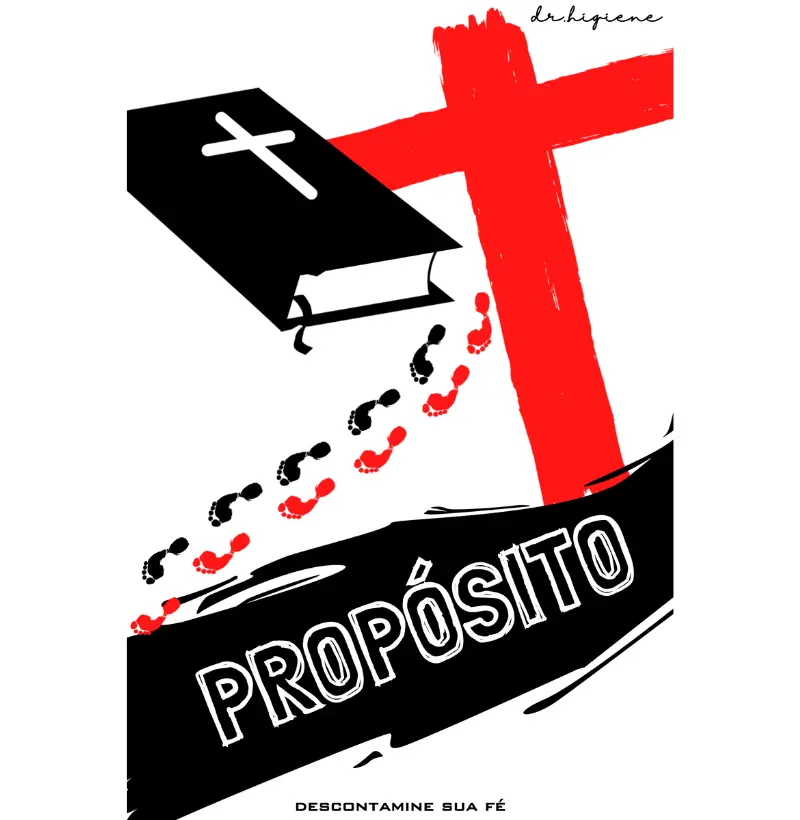 Camisetas PROPÓSITO. DESCONTAMINE SUA FÉ. Motivação com Mensagem Construtiva.