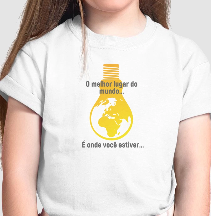Camiseta Mini O Melhor Lugar