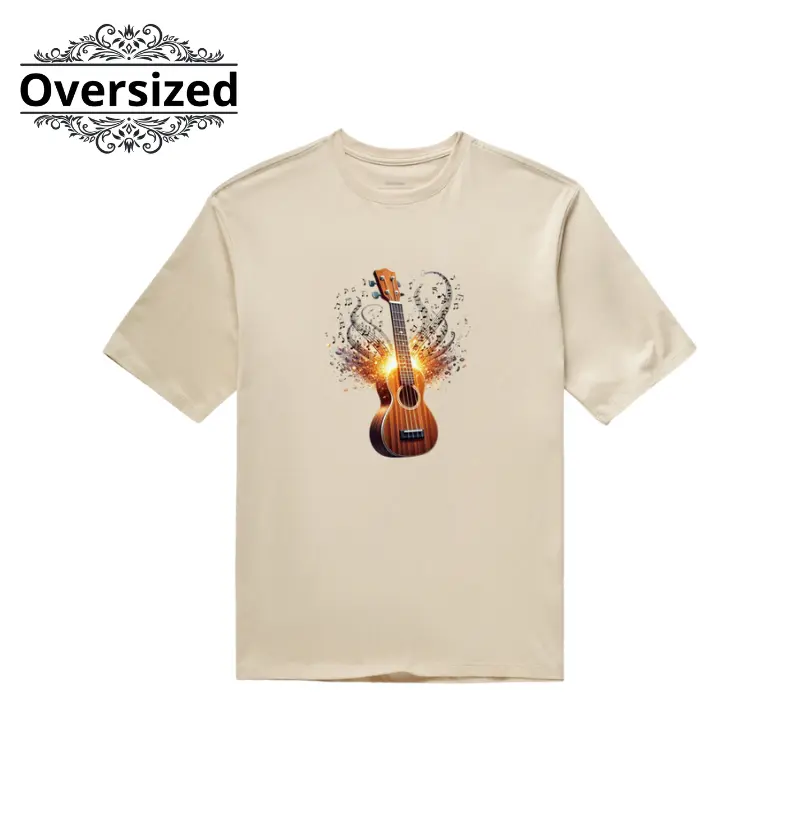 Camiseta Oversized- Instrumentos Violão 01