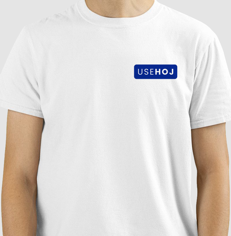 Camiseta logotipo Azul