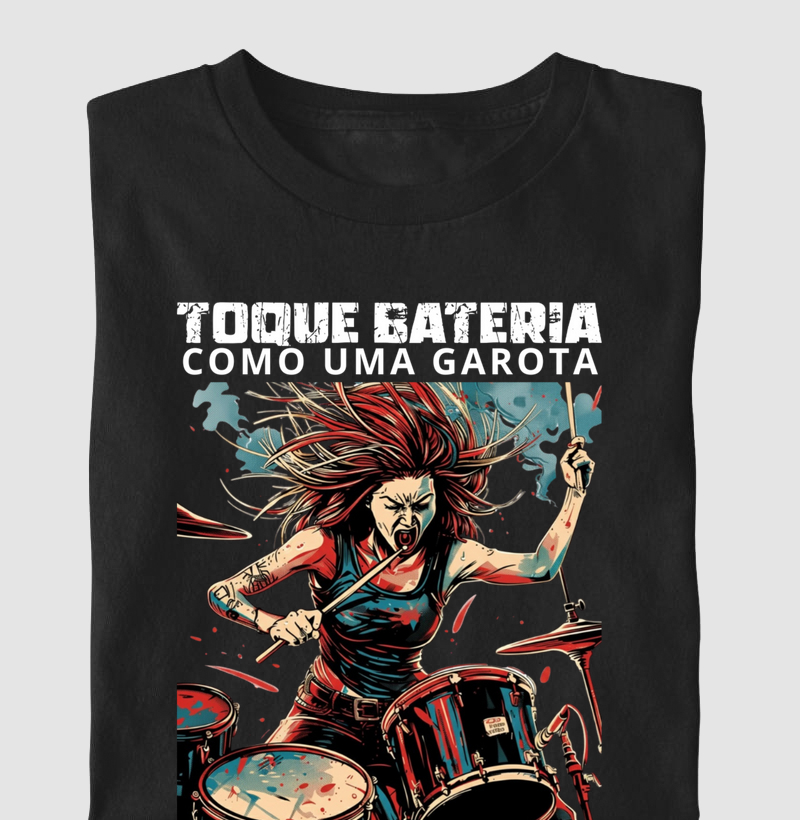 Baterista - Toque como uma garota