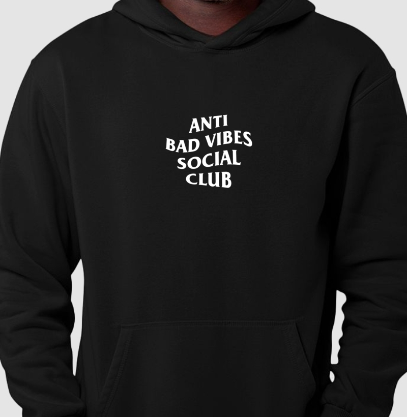Anti bad vibes social club - Casaco 