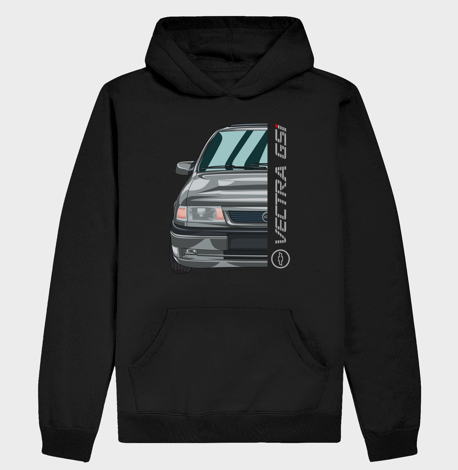 Vectra GSI Cinza Perfil