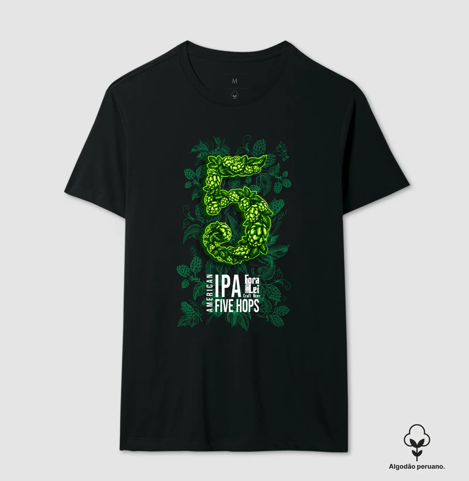 Camiseta Five Hops Algodão Peruano