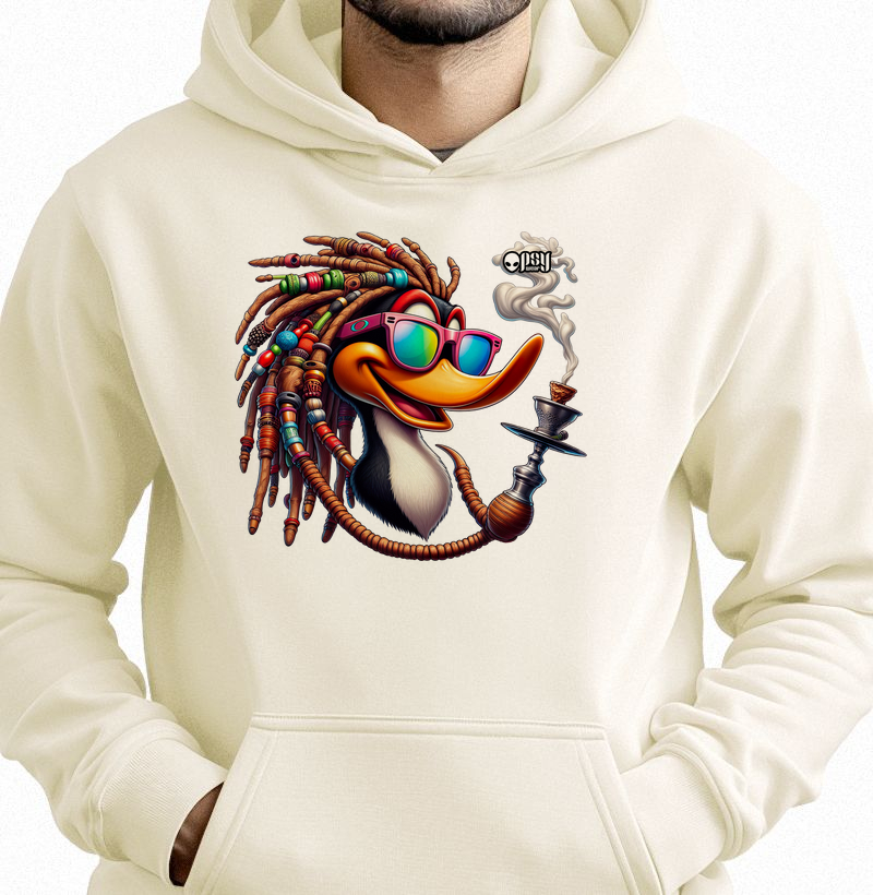 Pato Rastafari e seu Narguilé