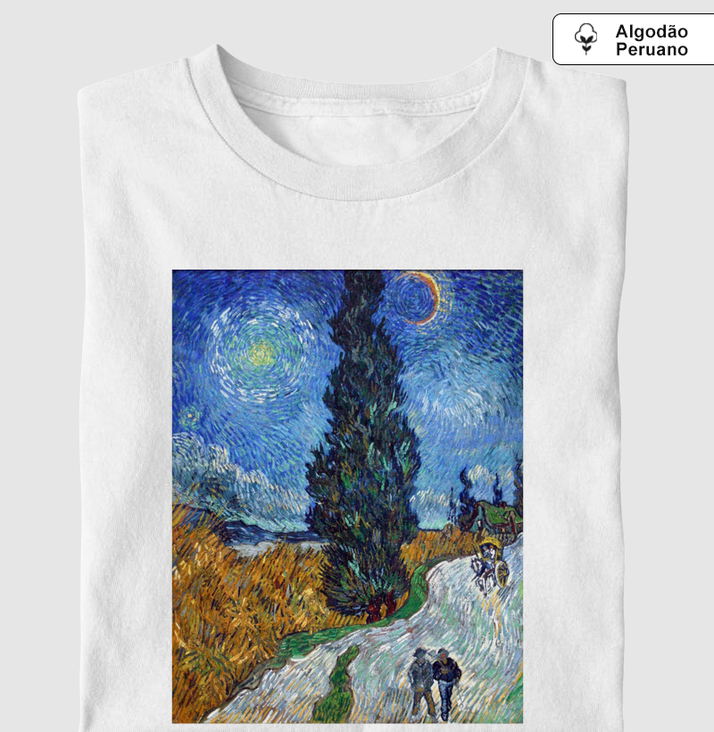 Road with Cypress and Star