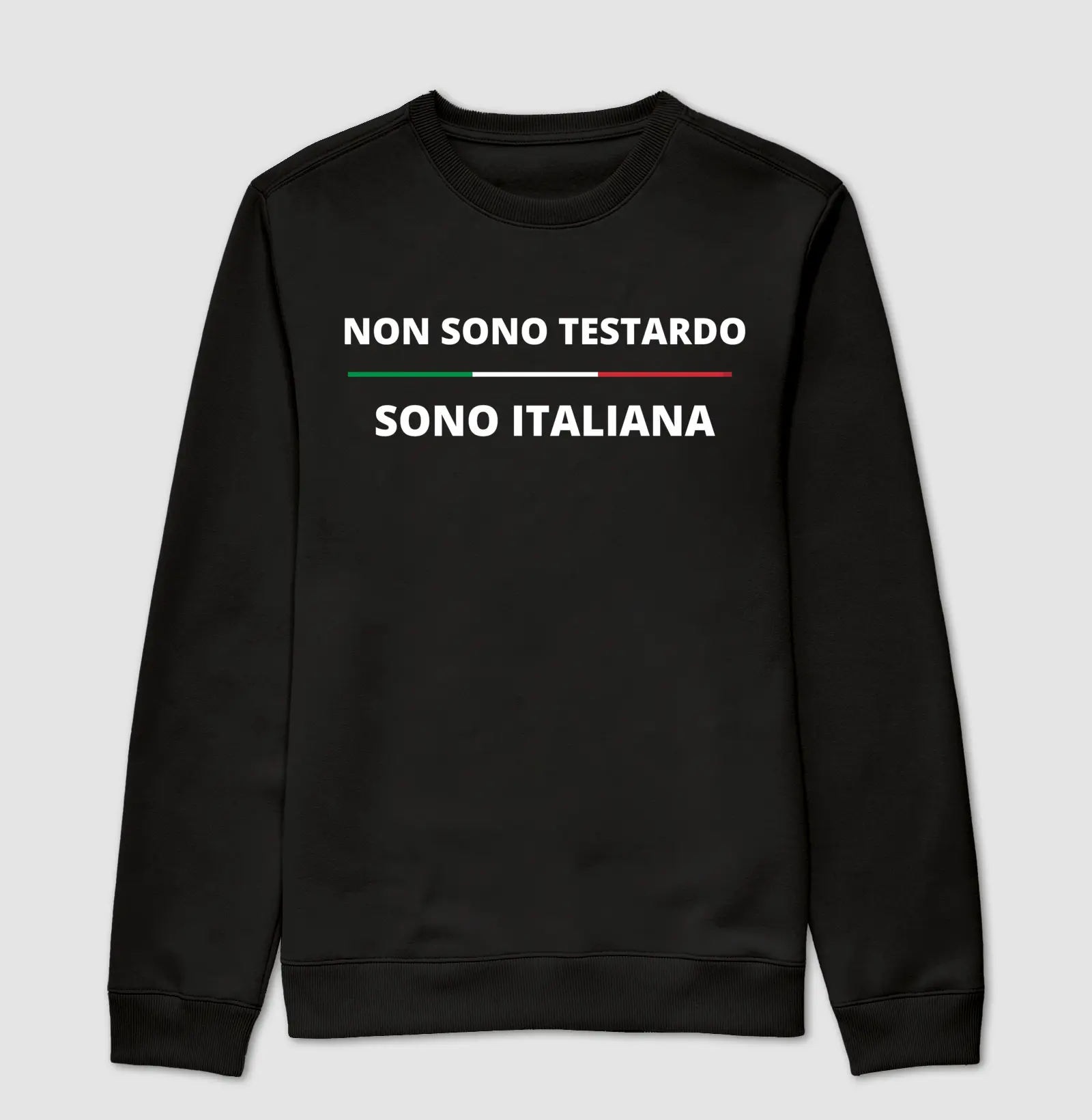 Eu não sou teimoso, sou italiano - em italiano