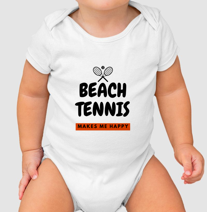 Body Infantil - Beach Tennis - Makes Me Happy
