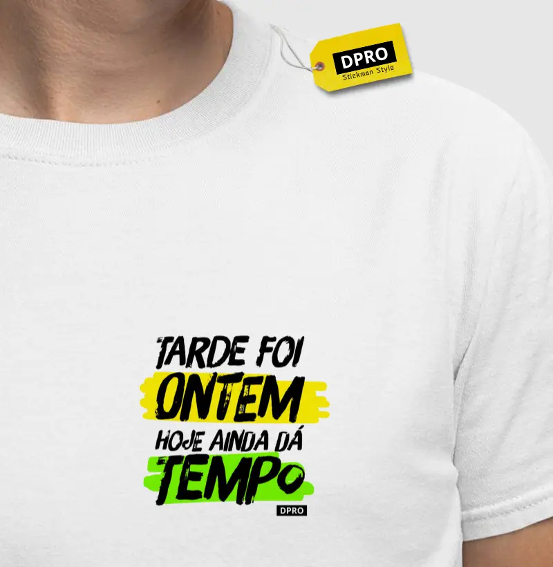 Tarde foi ontem