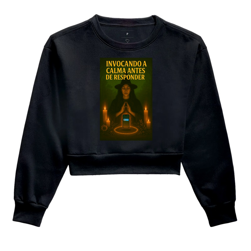 Camiseta Invocando a calma antes de responder