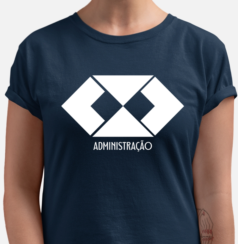 Camiseta Administração Minimalista