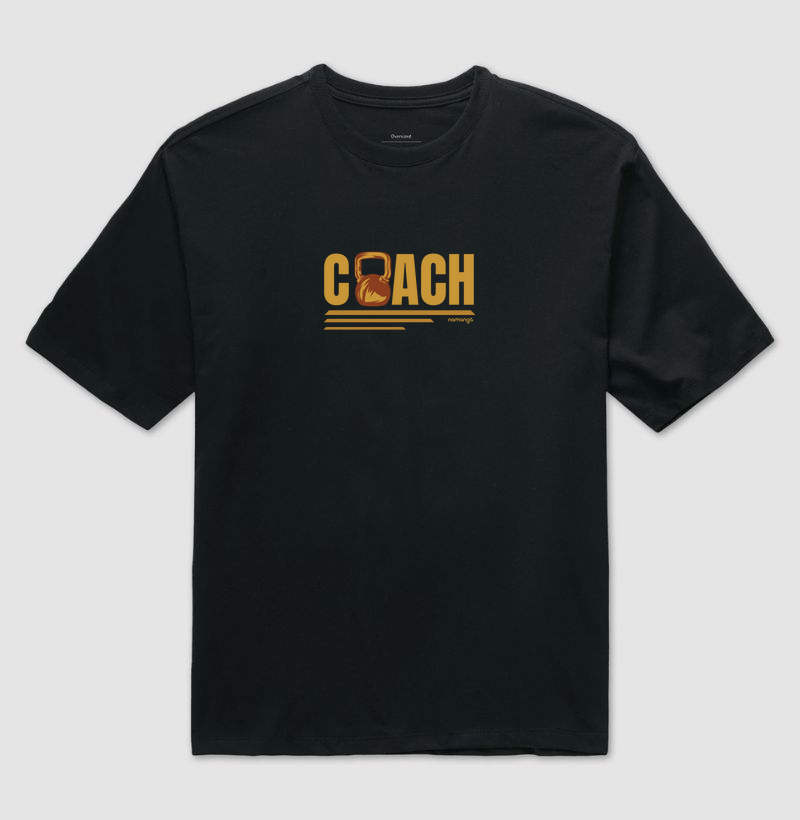 Camiseta Oversized Coach Kettlebell – Na Manga