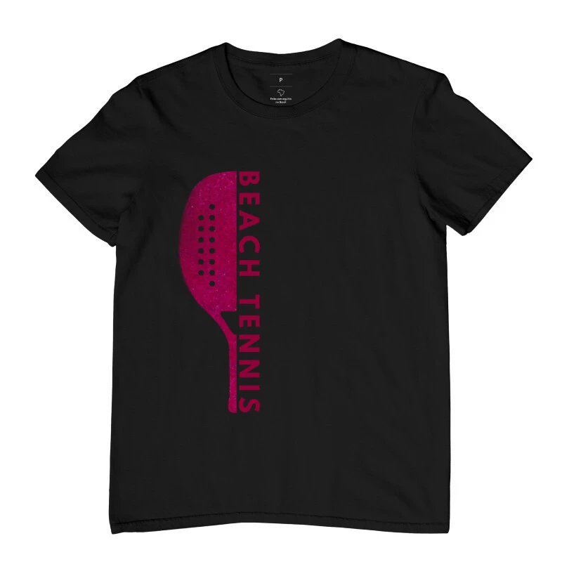 Camiseta Raquete BT Rosa