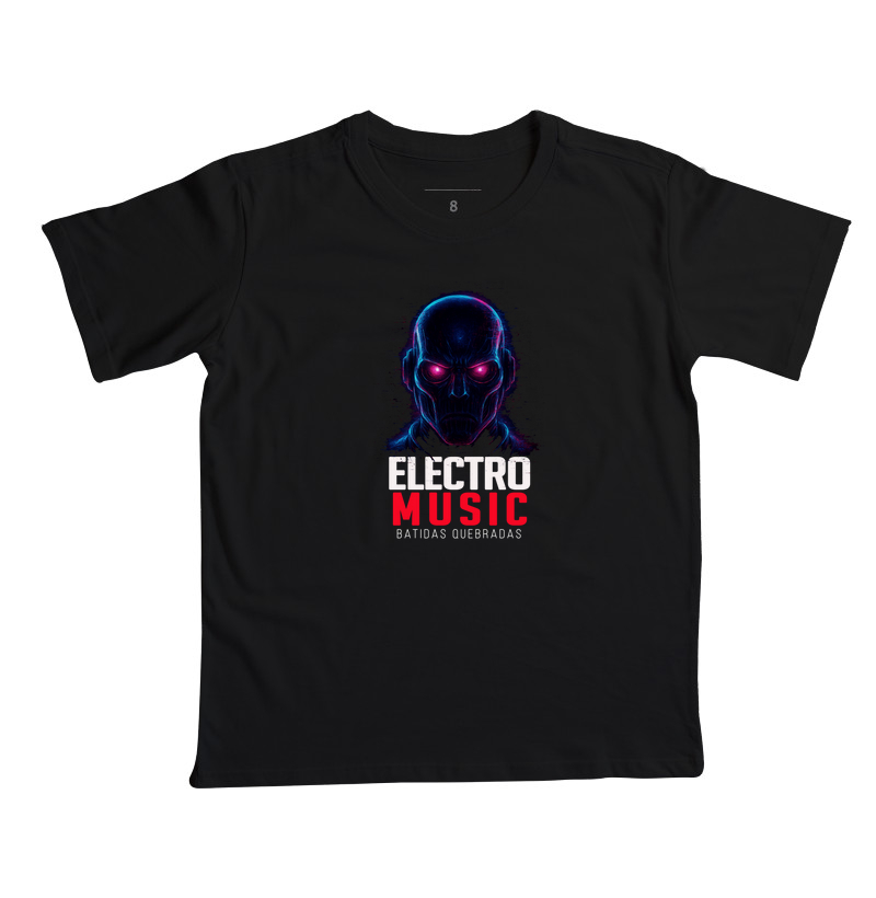 Camiseta Electro Music Batidas Quebradas