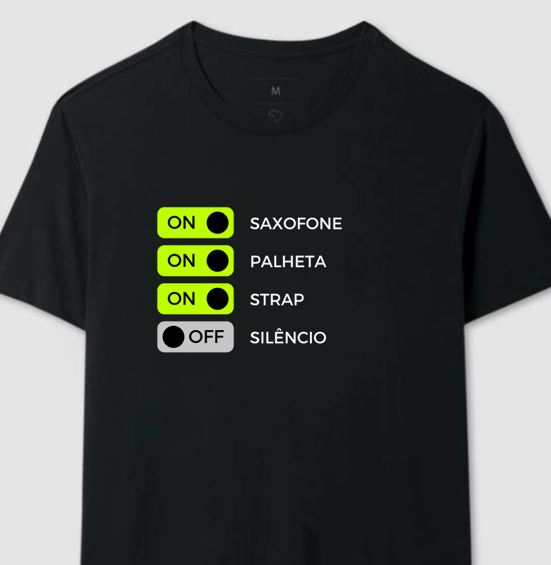 Saxofonista não faz silêncio
