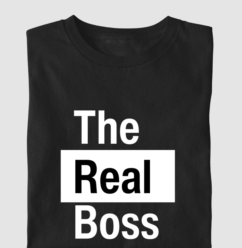 Camiseta Infantil THE REAL BOSS