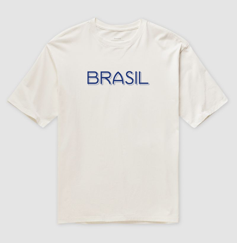 Camiseta Oversized Brasil
