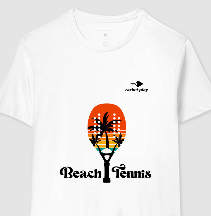 Camiseta Beach Tennis - Raquete Paradise