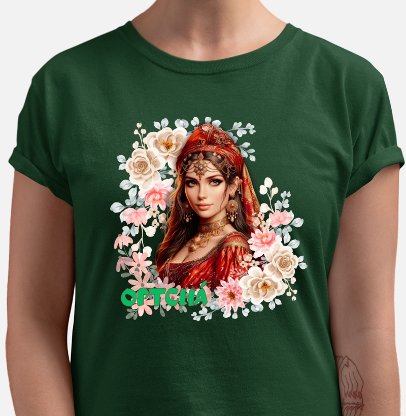 camiseta 100% Algodão - Cigana Carmem
