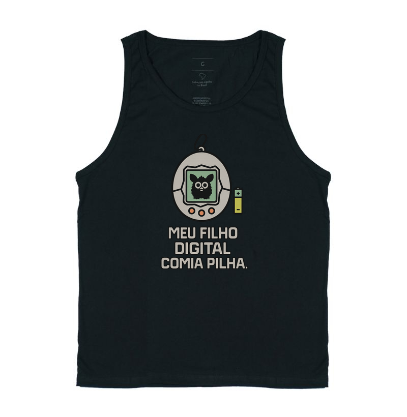 Meu filho digital comia pilha